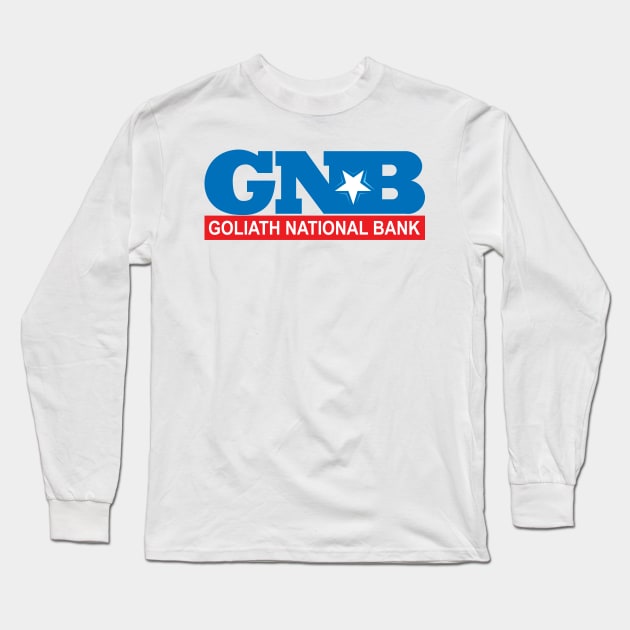 GNB - Goliath National Bank Long Sleeve T-Shirt by Meta Cortex